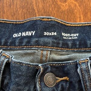 Old Navy Dark Blue Boot-Cut Jeans 30x34 LIKE NEW